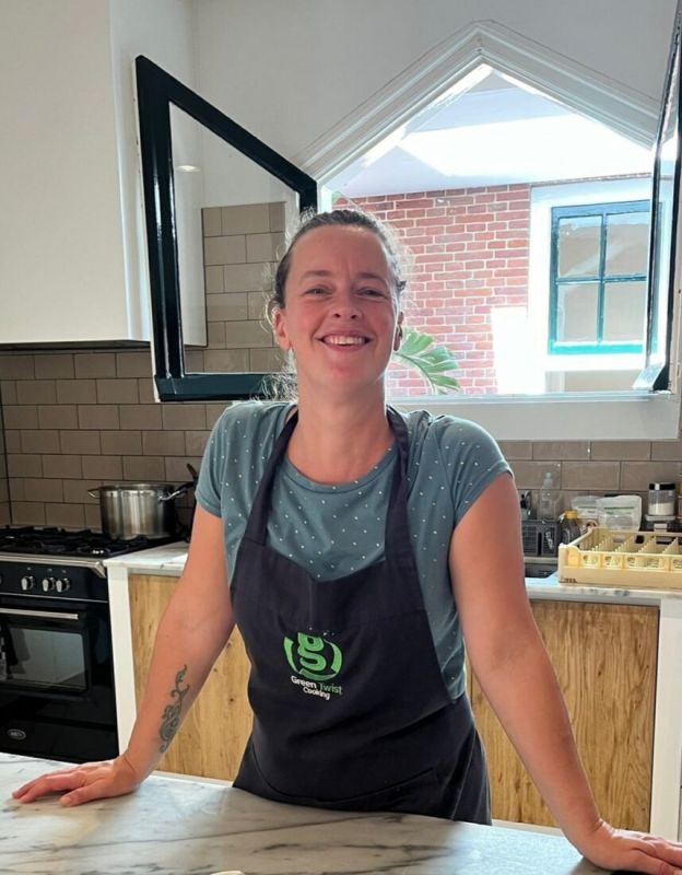 Iris in de keuken